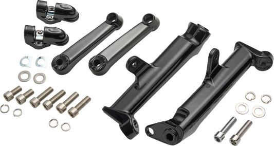 CIRO Frame Mounted Adjustable Highway Peg Mount - Standard - Black 60121