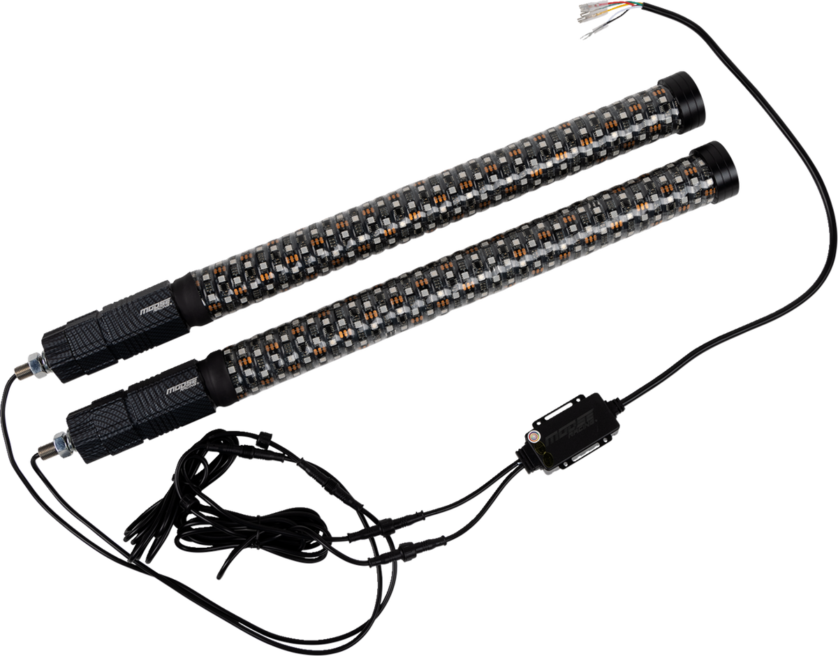 MOOSE OFFROAD Quick Release Whip - 2' - Pair PQR-CHSBTR1.8-122-PU