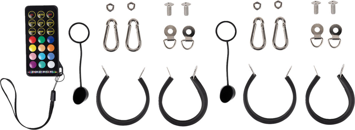 MOOSE OFFROAD Quick Release Whip - 2' - Pair PQR-CHSBTR1.8-122-PU