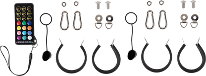 MOOSE OFFROAD Quick Release Whip - 2' - Pair PQR-CHSBTR1.8-122-PU
