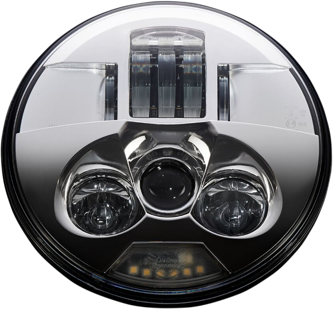 CUSTOM DYNAMICS Headlamp - ProBEAM® - 7" - LED - Chrome PB-7-C