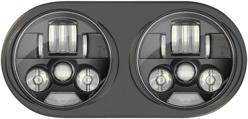 CUSTOM DYNAMICS ProBeam® LED Headlight - FLTR - Black PB-RG13-B