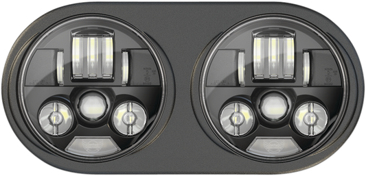 CUSTOM DYNAMICS ProBeam® LED Headlight - FLTR - Black PB-RG13-B