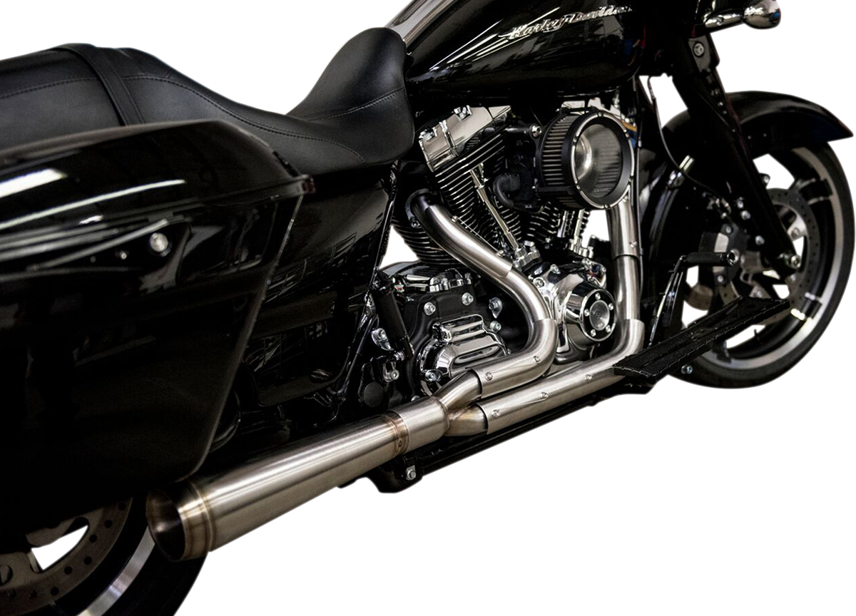 TRASK 2-into-1 Assault Exhaust System - Full Stainless - Straight TM-5010