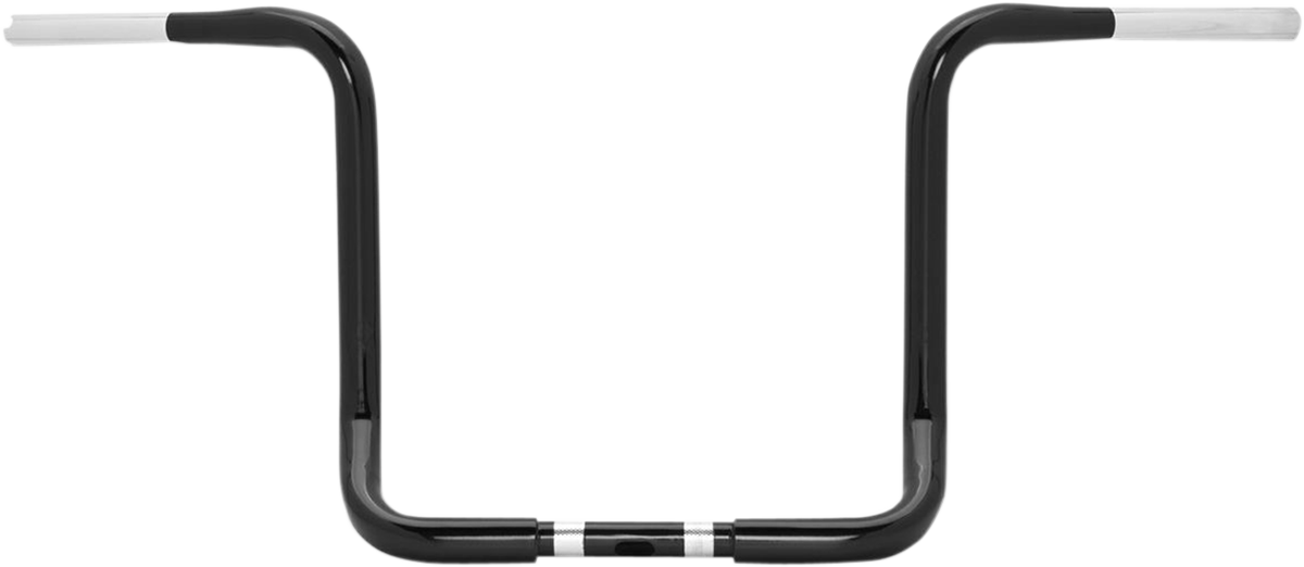 BURLY BRAND 1-1/4" Bagger Ape Hanger Handlebar - TBW - 13" - Black B12-2001B
