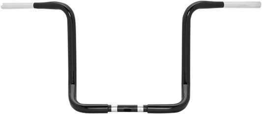 BURLY BRAND 1-1/4" Bagger Ape Hanger Handlebar - TBW - 13" - Black B12-2001B