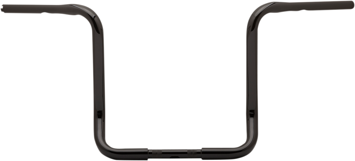 BURLY BRAND 1-1/4" Bagger Ape Hanger Handlebar - TBW - 15" - Black B12-2002B