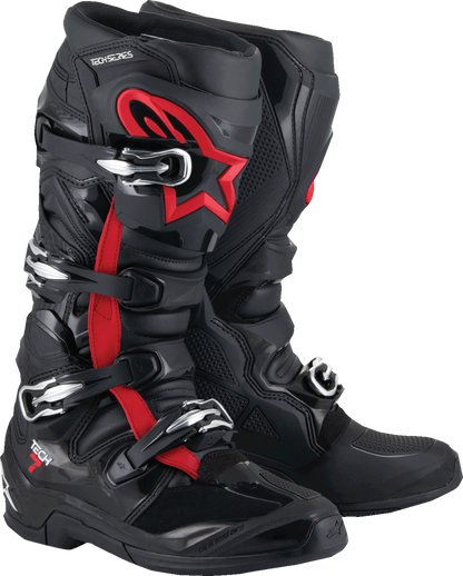 ALPINESTARS Tech 7 Boots - Fluorescent Red/Black - US 12 / EU 47 2012025-1030-12