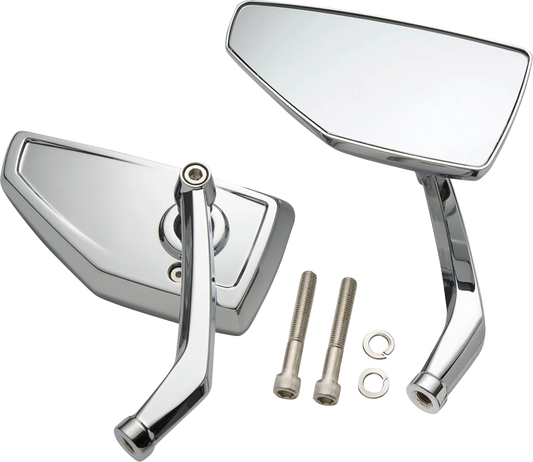 CIRO Mirrors - Chicane - Side View - Chrome - Left/Right - Pair 55000