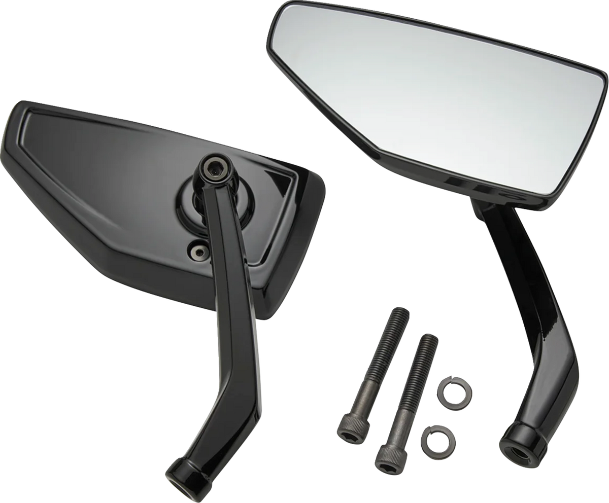 CIRO Mirrors - Chicane - Side View - Black - Left/Right - Pair 55020