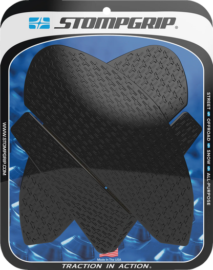 STOMPGRIP Tank Grips - Icon - Black - Yamaha - YZF '22-'25 55-14-0182B