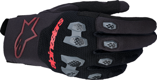 Alpinestars Pro-Dura Gloves – Black/Bright Red