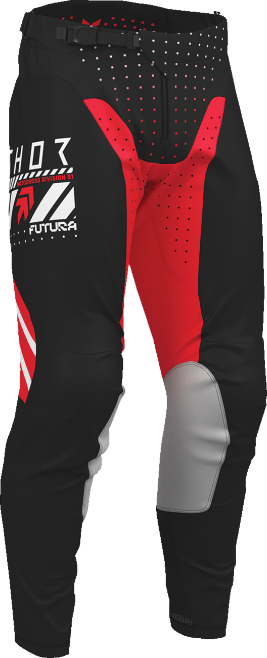Thor Launchmode Futura Pants – Black/Red
