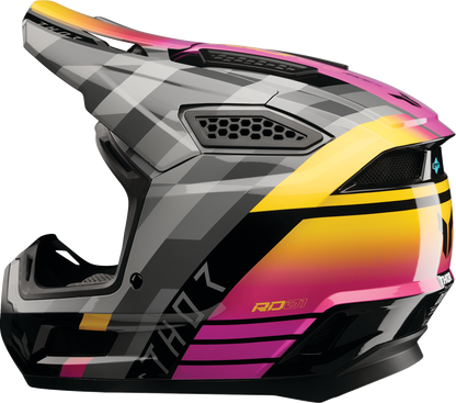 THOR Fleet Helmet - Camber - Black/Magenta - XL 0110-9409
