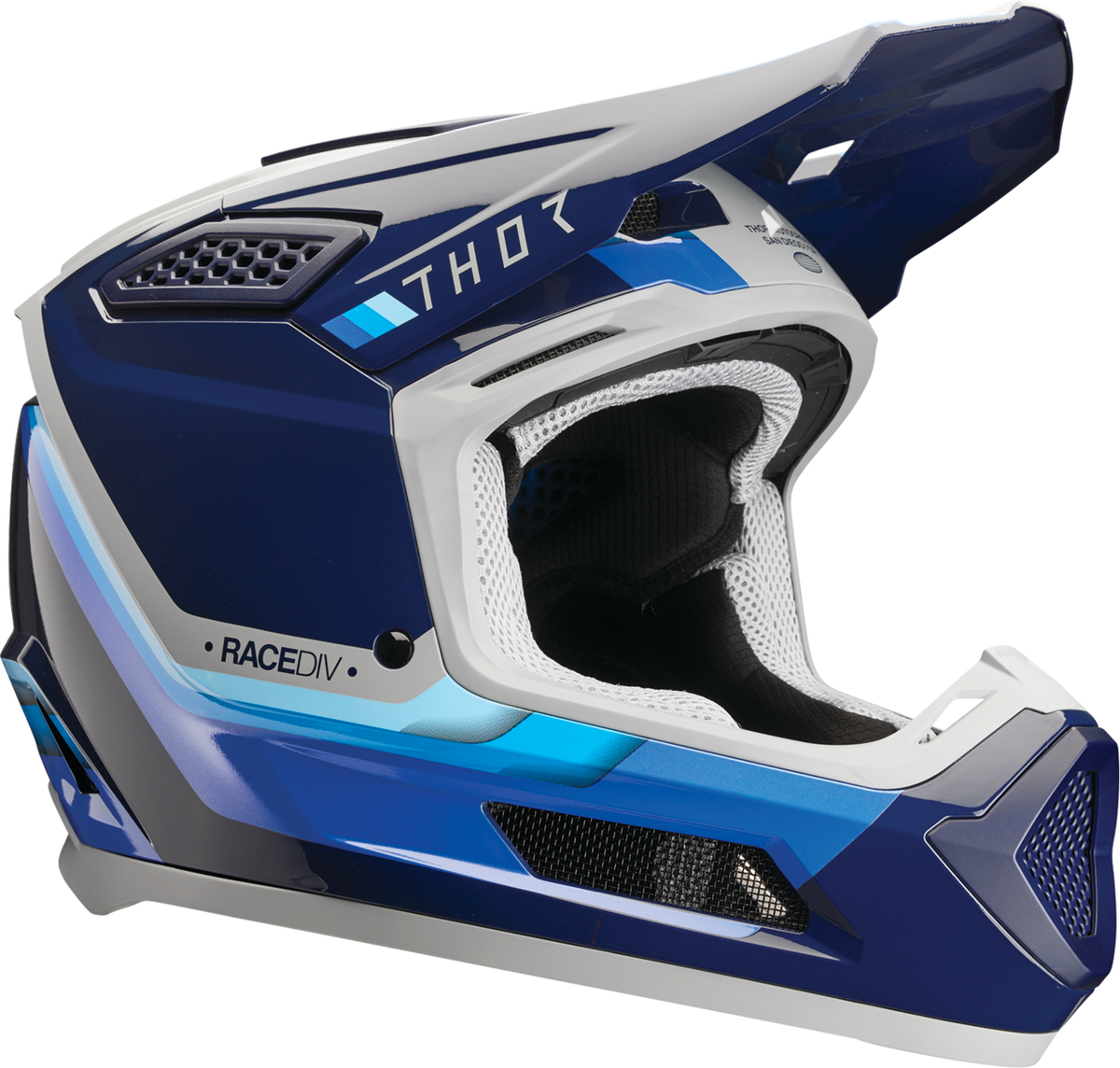 THOR Fleet Helmet - Defy - Blue/Gray - Medium 0110-9437