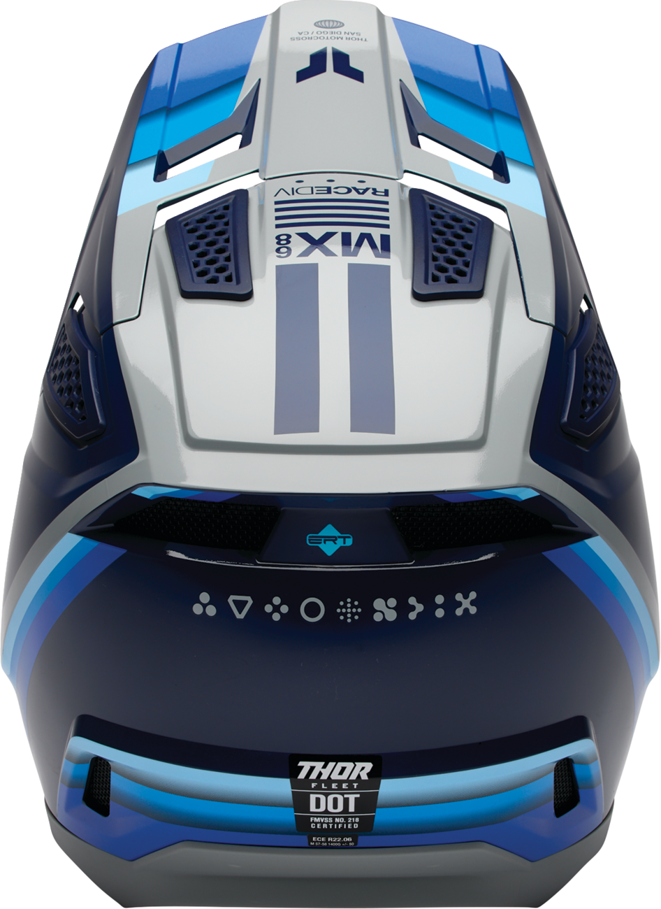 THOR Fleet Helmet - Defy - Blue/Gray - Small 0110-9436