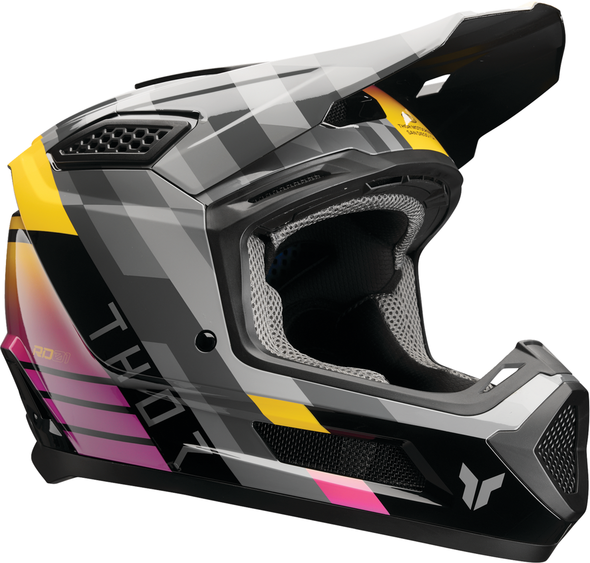 THOR Fleet Helmet - Camber - Black/Magenta - Small 0110-9406