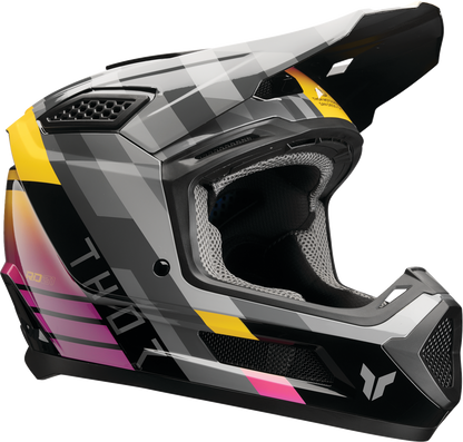 THOR Fleet Helmet - Camber - Black/Magenta - Small 0110-9406