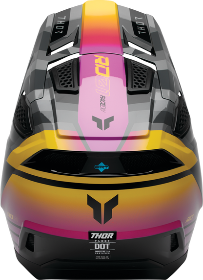 THOR Fleet Helmet - Camber - Black/Magenta - Small 0110-9406