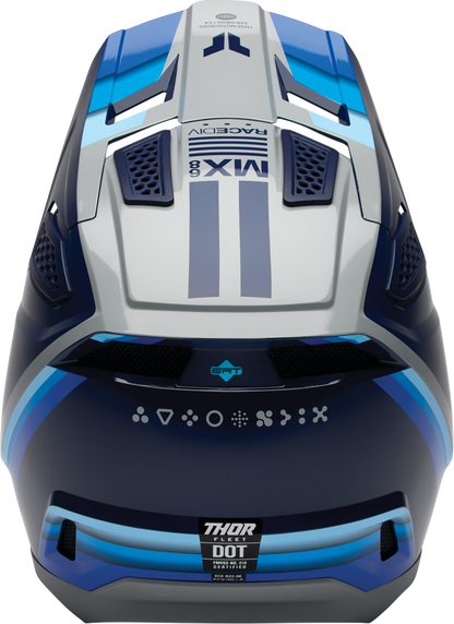 THOR Fleet Helmet - Defy - Blue/Gray - XL 0110-9439