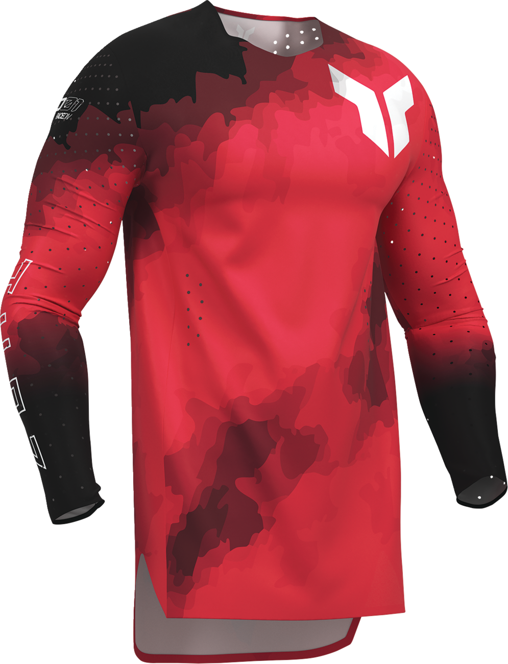 Thor Sportmode Carbon Jersey – Black/Red