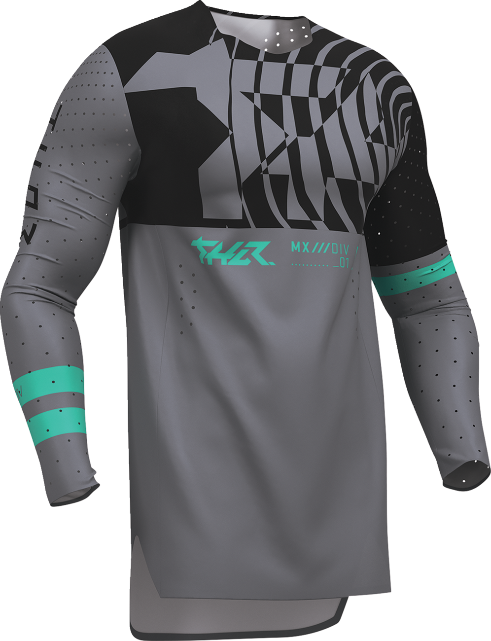 Thor Sportmode Mind Control Jersey – Charcoal/Black