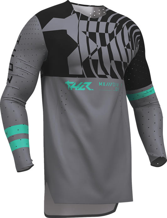 Thor Sportmode Mind Control Jersey – Charcoal/Black