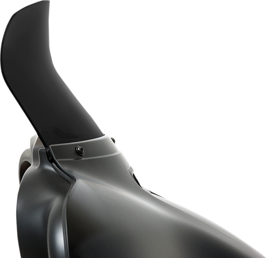 MEMPHIS SHADES Spoiler Windshield - 8-1/2" - Dark Black Smoke - FLH MEP84810