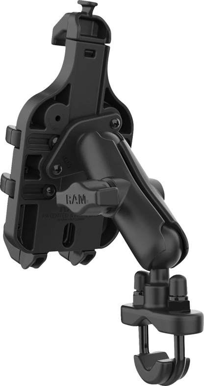RAM MOUNTS Quick-Grip™ Pro Phone Handlebar Mount with Qi2 15W Wireless Charger RAM-B-149Z-PD5-W2MU