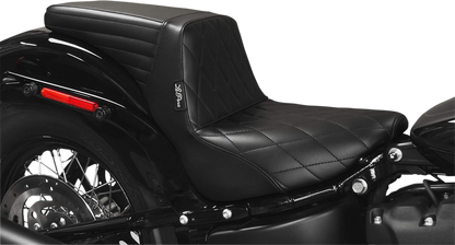 LE PERA Kickflip Seat - Diamond - Black - Softail '18-'23 LYR-590DM