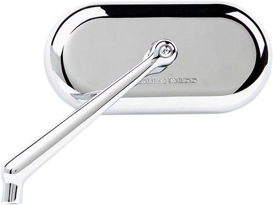 ARLEN NESS Mirror - Side View - Oval - Chrome - Left 13-171
